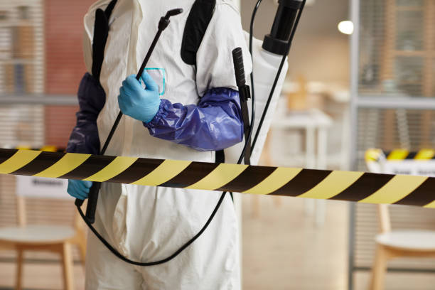 Professional Biohazard Cleanup technician working in Millville, UT